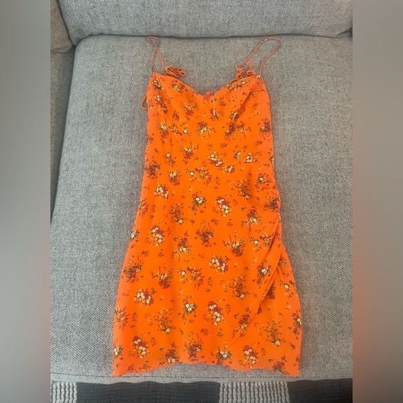 Reformation Saoirse Floral Miki Dress in Autumn - Picture 2 of 6